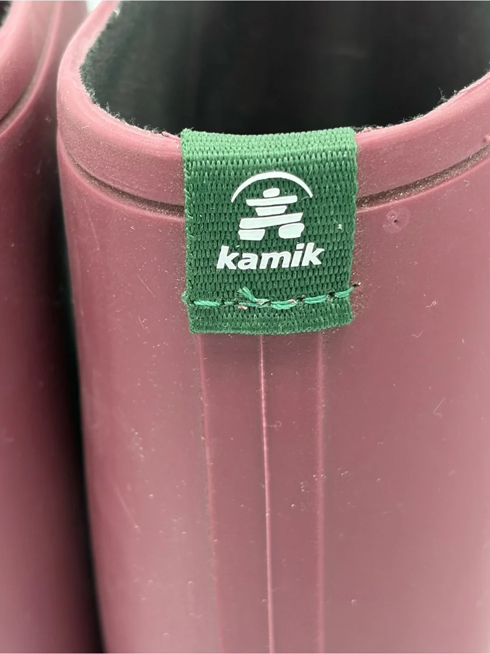 Kamik Women's Maroon Tall Waterproof Rain Boots